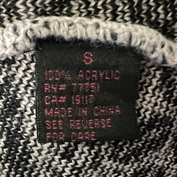 Vintage Betsey Johnson Knit Faux Fur Fair Isle Styl Duster Cardigan Long Sweater - Picture 9 of 9